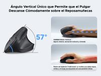 Ugreen Ratón Inalámbrico Ergonómico Vertical 1000/1600/2000/4000 dpi 6 Botones - details 5