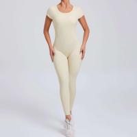 Monos Deportivos Fiess Conjunto de Gimnasio para Mujeres Ropa de Yoga de Manga Corta - details 29