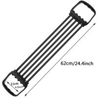 Conjunto de entrenamiento de cuerpo completo: expansor de pecho con 5 bandas de resistencia extraíbles para flexiones de Pilates y entrenamiento muscular - Fortalecer - details 0
