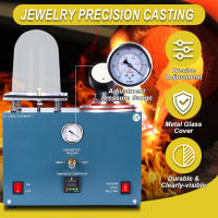 Máquina de fundición al vacío de 2 litros Equipo para fabricar joyas con horno de fusión digital para oro, plata, metales preciosos, fundición de cera perdida, fundición multifuncional 3 en 1 - details 4