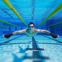 Guantes acuáticos para hombre y mujer, Manoplas de entrenamiento de resistencia al agua, gimnasio, Fitness y natación, 1 par - details 12