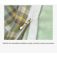 Juego de Cama Sencillo de Cuatro Piezas Dormitorio de Estudiantes Funda de Edredón de Algodón Lavado Agradable para la Piel - details 11