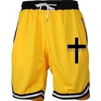 Pantalones de Baloncesto Cruzado para Hombres Línea de Malla de Secado Rápido Cintura Elástica - details 9