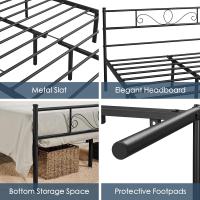 Cama Individual Hierro Cama Metálica para colchón de 90 x 190cm Cama Industrial Estructura Metal - details 93