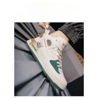 Zapatillas Casuales de Cuero de Microfibra de Alta Zapatos Deportivos para Hombres a la Moda - details 8