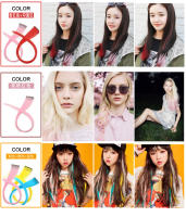 Peluca de Cabello de Color Sólido Estilo rizado, Corte, Teñido de Orejas, Una Pieza, 30 Colores Disponibles - details 10