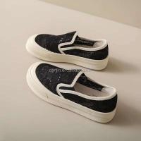 Nuevo popular Sepatu estilo de caminar mujeres 2025 antideslizante brillante moda casual deportes mujeres, zapatos vulcanizados para barato - details 2