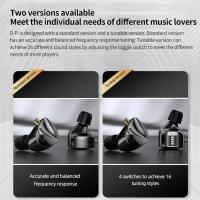 Auriculares KZ D-Fi In Ear Monitor HiFi, interruptor de sintonización personalizable de 4 niveles, auriculares estéreo con diseño de circuito de red Zobel - details 8