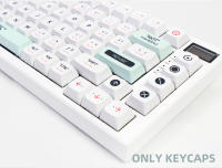 Teclas PBT de 141 teclas para juegos, Teclado mecánico MX Switch, juego blanco Simple, perfil XDA, sublimación DIY - details 8