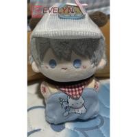 Evelyn (muñeca) 10cm Mini ropa de muñeca de peluche traje de juguete de peluche ropa de regalo amor y espacio profundo sombrero babero pantalones con tirantes - details 0