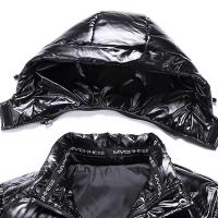 Chaqueta casual de invierno para hombre, almohadilla de espuma impermeable, chaqueta cálida con capucha - details 5