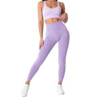 Pantalones de Yoga y Fitness para Mujer NVGTN Ethylene Seamless Leggings Spandex Elásticos Transpirables con Efecto Levantador de Cintura para Deportes de Ocio - details 34