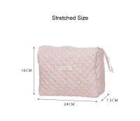 Bolsa de Maquillaje de Cinturón Liberty Clutch de Algodón Suave Grande - details 0
