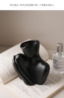 Jarrón de cerámica minimalista nórdico para decoración del hogar, jarrón de arte corporal para sala de estar, arreglo floral, gran oferta - details 4