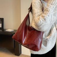 Bolso de mano rojo de gran capacidad, de estilo Vintage de PU bolso de hombro, monedero nupcial elegante, 1 unidad - details 1