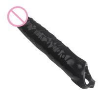 Leten-extensión de manga grande, condón de silicona reutilizable, extensor de pene, juguetes sexuales para hombres, retardante, agrandamiento de pene, adultos 18 - details 15