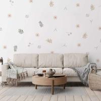 Decales de Pared de Botánica Boho Pegatinas de Vinilo Arte para Habitación Infantil - details 3