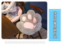 Cojín de felpa con forma de pata de gato para silla, alfombrilla para sofá, oficina, Hotel, Café - details 11