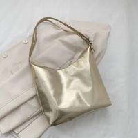 Bolso de Mano de Lujo para Mujer Asa Superior de PU Diseño Informal de Cuero Plateado y Dorado - details 10