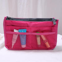 Bolsa De Cosméticos Nylon Para Mujer Organizador De Maquillaje Con Doble Cremallera Bolsa De Almacenamiento De Hidratantes Para Viajes Al Aire Libre - details 2