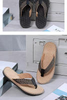 Chanclas para pellizcar los pies para hombres nuevos, zapatillas frescas de verano, antideslizantes en el exterior - details 8