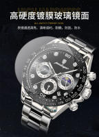 Reloj de hombre de marca suiza nuevo reloj de cuarzo multifuncional luminoso impermeable - details 9