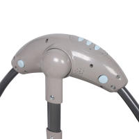 Columpio eléctrico para bebé, cuna con Bluetooth, rebotador de música, silla de columpio automático, balancín remoto con cama de cortina, azul - details 22