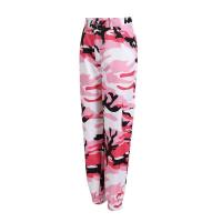 Pantalones de talle medio para mujer, cargo de camuflaje suelto para pantalones cómodos - details 12