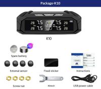 Sensor de E-ACE para coche TPMS, sistema inteligente de monitoreo de presión de neumáticos de 8bar para vehículos con 4 sensores, reloj electrónico, pantalla LCD - details 14