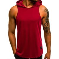 Moda Nueva para Hombres Motociclistas Camiseta sin Mangas con Capucha Joggers de Verano - details 0
