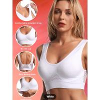 Sujetador deportivo con almohadillas incorporadas, transpirable, alta elasticidad, sin aros, perfecto para yoga, fitness, correr - details 27
