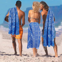 Toalla de Playa Jacquard Impresa Secado Rápido, Compacta, Absorbente y Ligera - details 1