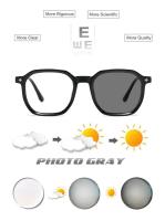 Gafas graduadas personalizadas Mya para hombres y mujeres, monturas minimalistas, lentes de alta claridad, astigmatismo miopía personalizable F081 - details 1