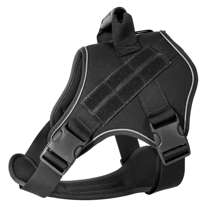 Chaleco Táctico para Perros Arnés Entrenamiento Seguro para Perros Dobermán, Pinscher, Granes y Medianos Resistente a Explosiones - 1