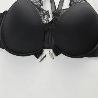 Ropa interior con hebilla frontal, encaje, pechos pequeños, se reúnen y soporte superior, anillo de acero, sin costuras, cómodo, conjunto de sujetador sexy para mujer, sujetador - details 7