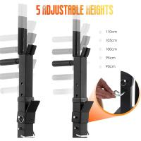 Banco de Musculación Plegable Ajustable Soporte de Barras para Mano a Mano y Estación de Dips - details 7