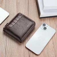 Cartera de Cuero de Lujo para Hombres Monedero con Cinturón y Bolsillos para Tarjetas - details 6