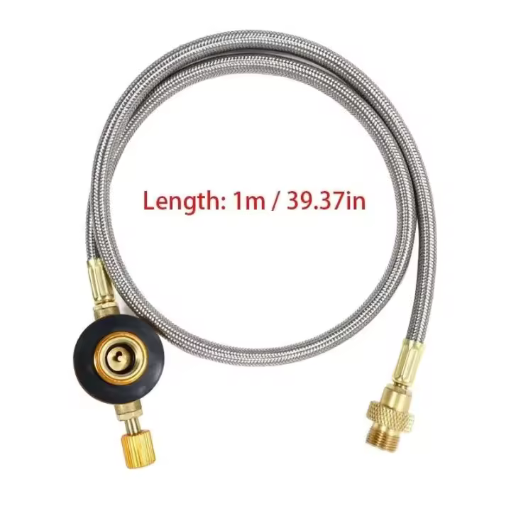 Convertidor de estufa tipo split para exteriores, adaptador de gas butano, accesorios para equipos de camping y picnic - 1