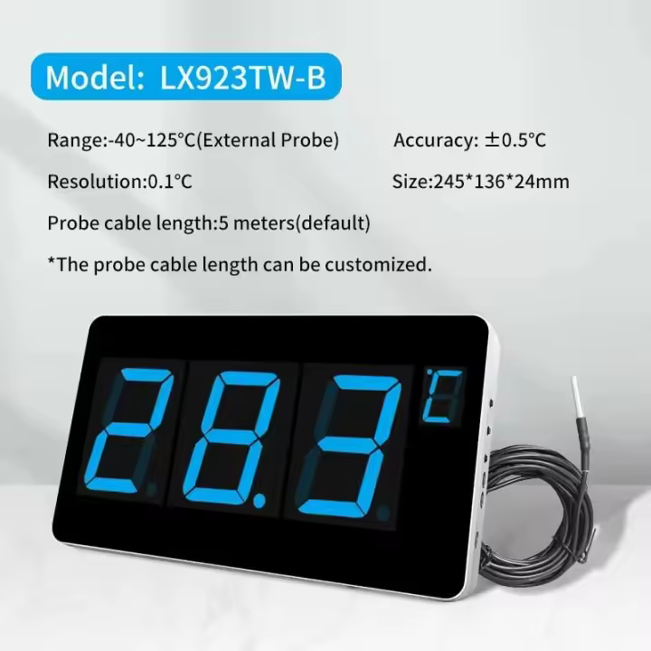 Termómetro digital para piscina y hogar, sensor de temperatura, 3M, medidor de línea - 1