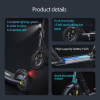 IScooter i9S-patinete eléctrico plegable para adultos, patinete eléctrico de 30 KM/H, patinete eléctrico de 500W, patinete de 36V y 10Ah - details 1