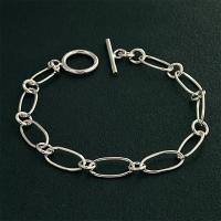 Pulsera de plata de ley  con Clip de papel para mujer, joyería a la moda, regalo de fiesta de boda - details 3