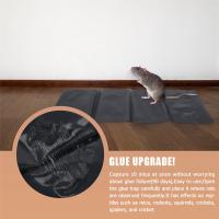 Estera de pegamento adhesivo grande para roedores, trampa negra Invisible para ratones, 4 piezas - details 1