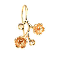 Ganchos de Pendientes de Estrella de Bronce de Alta Calidad Diy Joyería Hazte Tú Samex 18K Oro Color Brass Accesorios de Collar y Pendientes para Mujeres - details 11