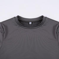 BUNO-2025 primavera nueva camiseta de manga corta para mujer sólido Simple Casual suave todo-fósforo caliente básico Crop Tops camisetas moda de verano - details 18