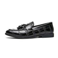 2023 nuevos zapatos de cuero genuino del vestido de boda de los hombres, zapatos Mokasin Gommino Le Fu - details 14