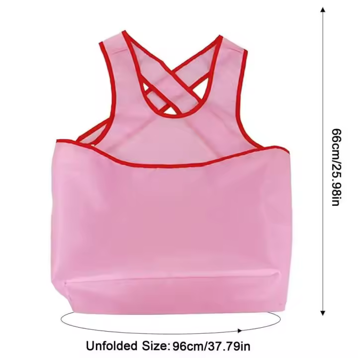 Delantal de lavandería para mujer, organizador de ropa de secado portátil impermeable con bolsillo - 1