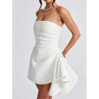 Vestido de fiesta sin tirantes 2025 |   Estilo Bandeau |   Elegante Moderno |   Ideal para bodas y eventos. - details 2