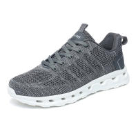 Zapatillas Deportivas de Malla Tejida con Mosca para Hombres Tamaño Grande Casual de Moda - details 2