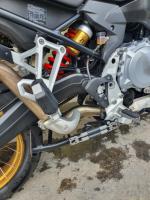 Silenciador de Motocicleta de Aventura MODIFIED de RESPRACE para BMW F750GS F850GS F 850 GS 2018-2023 Tubo de Enlace Medio Modificado Borrador de Catalizador Eliminado Accesorio de Escape de Motocicleta - details 10