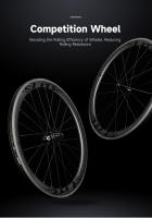 ELITEWHEELS-ruedas de carbono SLT Road, sin cámara juego de ruedas, Aero 3K, freno de sarga, rodamiento de cerámica, pilar de cubo, 1423 radios, Clincher - details 8